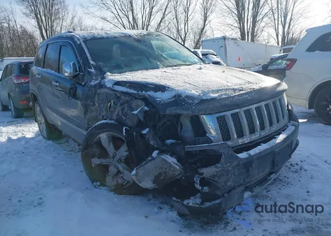 2012 Jeep Grand Cherokee Overland из США, поврежденный, VIN 1C4RJFCT6CC326983